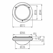 KANLUX 7015 APLICA MARC DL-60