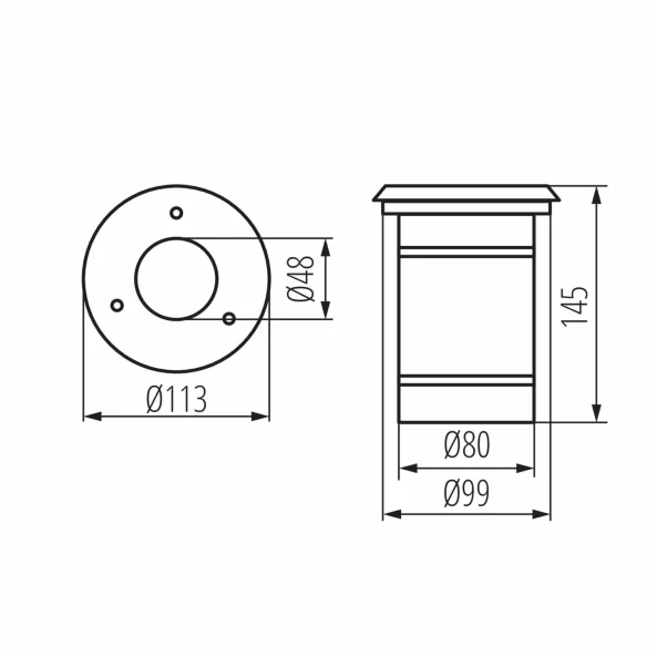 KANLUX 7172 BERG DL-10O