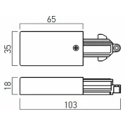 ALIMENTATOR 250V/16A MT1005 BK