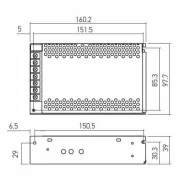 ALIMENTATOR TC 24V 150W IP20 AT24.150
