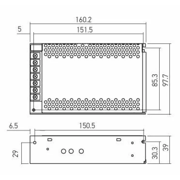 ALIMENTATOR TC 24V 150W IP20 AT24.150