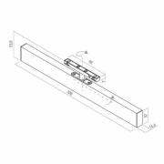 ARELUX NE02WW BK XNEO LINEAR FITTINGS 10.8W 24V 3000K