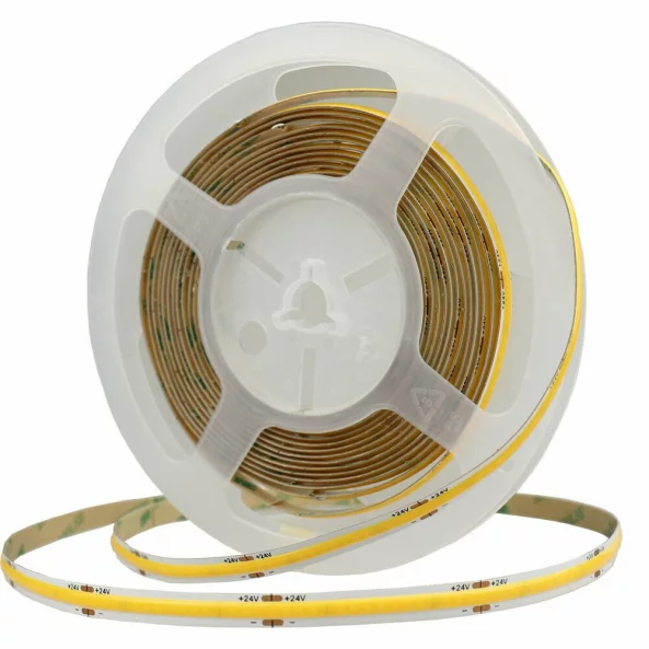 BANDA LED 8W 24V IP54 L.CALDA 320LED/M COB