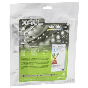 BANDA LED DUBLU ADEZIVA XFILL FL212820NW LUMINA NEUTRA 12W 24V