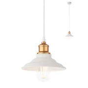 REDO 01-1293 SPINNER 1XE27 SAND WH + GOLD