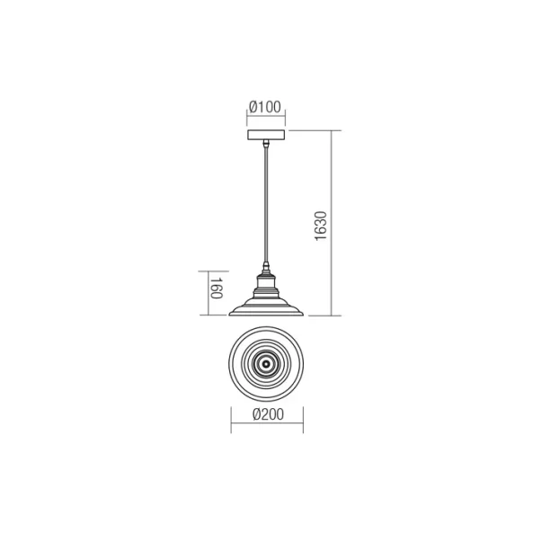REDO 01-1293 SPINNER 1XE27 SAND WH + GOLD