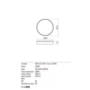 REDO 01-2568 YOLO OL LED 45W 3000K GD