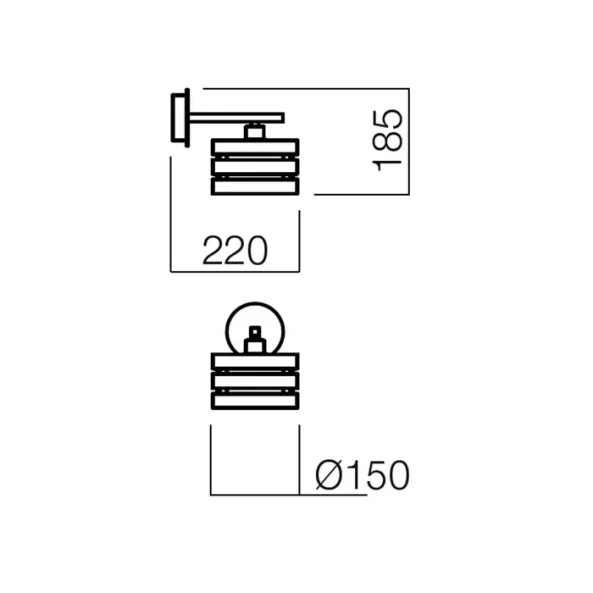 REDO 01-474 KIM AP 1X40W E14