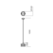 REDO 01-475 KIM SUSP 1X40W E14