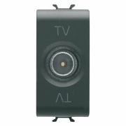 GEWISS GW12361 PRIZA TV CAPAT 1P CH NEGRU