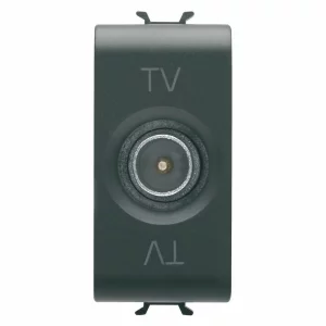 GEWISS GW12361 PRIZA TV CAPAT 1P CH NEGRU