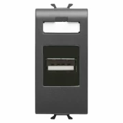 GEWISS GW12459 PRIZA USB 2.1A 5V 1M NEGRU