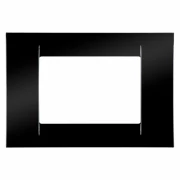 GEWISS GW22113 PLACA ORNAMENT 3P NEGRU VIRNA