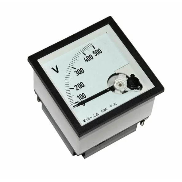 VOLTMETRU DIR.72X72MM 500V AC