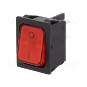 INTRERUPATOR ROCKER 2 POZ. SPST ON-OFF RETINERE 10A/250VAC ROSIE