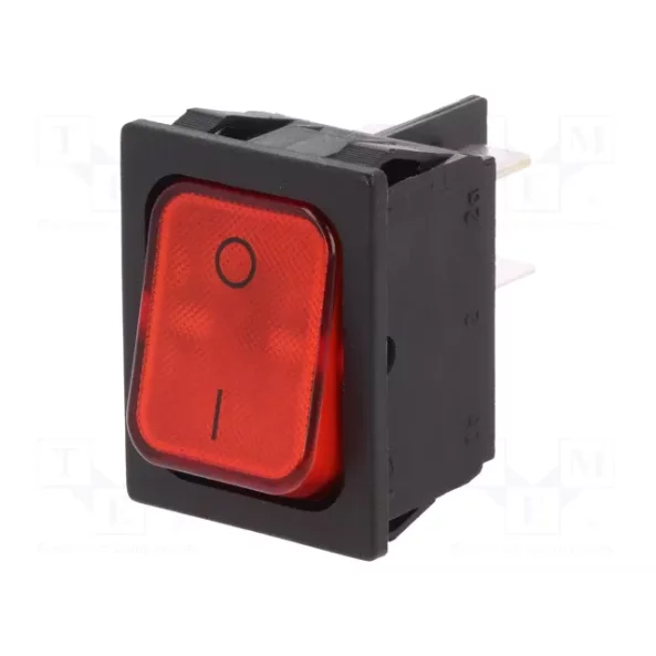 INTRERUPATOR ROCKER 2 POZ. SPST ON-OFF RETINERE 10A/250VAC ROSIE