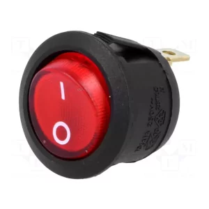 INTRERUPATOR ROCKER 2 POZ. SPST ON-OFF RETINERE R13112B02BR2N2