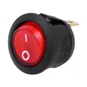 INTRERUPATOR ROCKER 2 POZ. SPST ON-OFF REVENIRE 10A/250VAC ROSIE