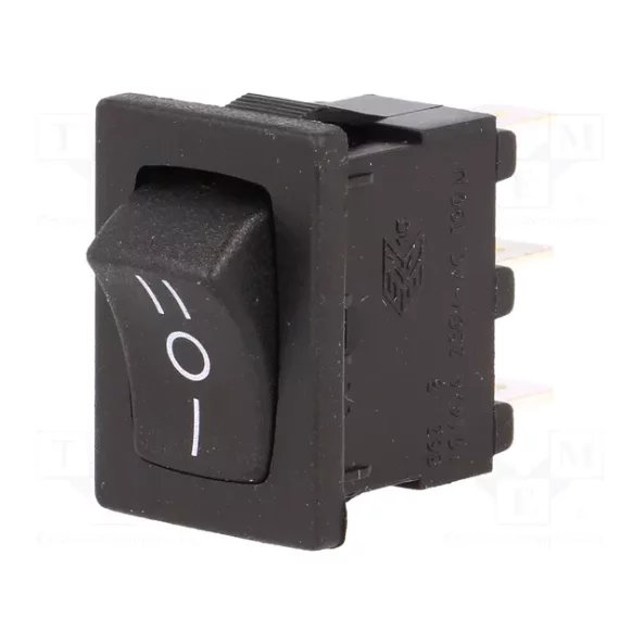 INTRERUPATOR ROCKER 3 POZ. SP3T ON-OFF-ON 10A/250VAC 10A/28VD RET.