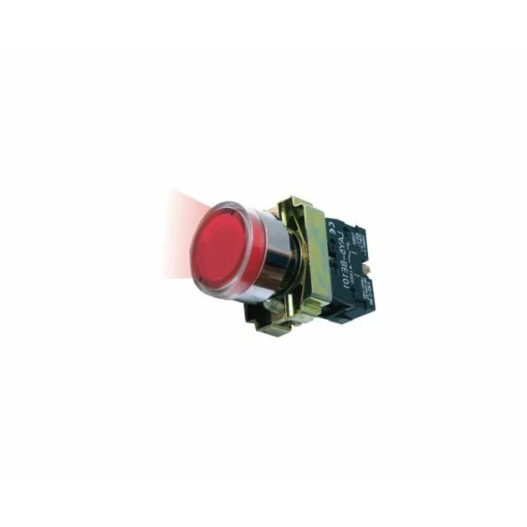 BUTON O22 CU LUMINA ROSU 1NI