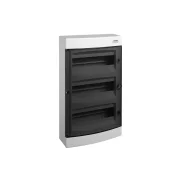 COFRET DE DISTRIBUTIE DIN PLASTIC MONTARE INCASTRATA USA TRANSPARENTA IP40 2 RANDURI 2X12 MOD.E