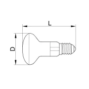 SURSA DE LUMINA LED REFLECTOR E14 70LM 7W 4000K LR507NW