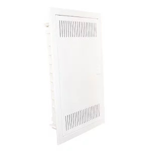 COFRET DE DISTRIBUTIE CU USA ALBA DIN TABLA PLATA INCASTRATA MULTIMEDIA 2 RANDURI 24 MOD.E