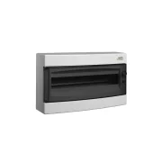 COFRET DE DISTRIBUTIE DIN PLASTIC MONTARE APARENTA USA TRANPARENTA IP40 1 RAND 12 MOD.E