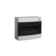 COFRET DE DISTRIBUTIE DIN PLASTIC MONTARE APARENTA USA TRANPARENTA IP40 1 RAND 8 MOD.E