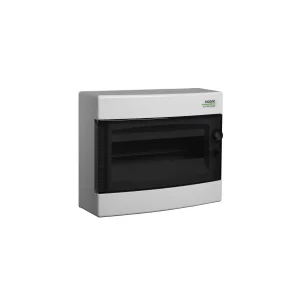 COFRET DE DISTRIBUTIE DIN PLASTIC MONTARE APARENTA USA TRANPARENTA IP40 1 RAND 8 MOD.E