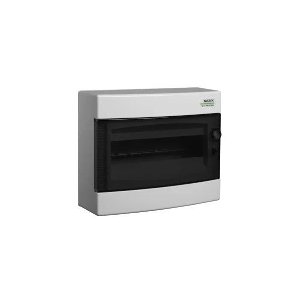 COFRET DE DISTRIBUTIE DIN PLASTIC MONTARE APARENTA USA TRANPARENTA IP40 1 RAND 8 MOD.E