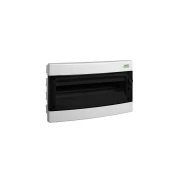 COFRET DE DISTRIBUTIE DIN PLASTIC MONTARE INCASTRATA USA TRANSPARENTA IP40 1 RAND 12 MOD.E