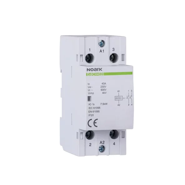 CONTACTOR DE INSTALARE 25 A CONT. 230 V 4 NO CONTACT