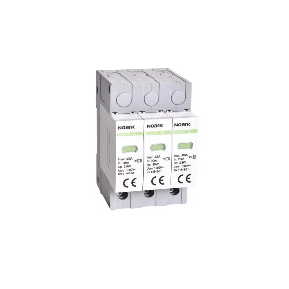 DESCARCATOR SPD EX9UEP CLASA 2 600 V DC LATIME 2 MOD.E PENTRU SISTEME FOTOVOLTAICE FARA IMPAMANTARE