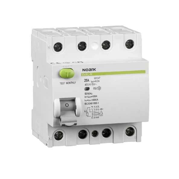 INTRERUPATOR DE CURENT REZIDUAL ICN=6KA 4-POLI IN=63A I?N=100MA TIP AC