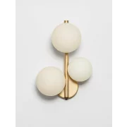 NOVA LUCE 9028862 ODILLIA OPAL GLASS &amp; MATT GOLD