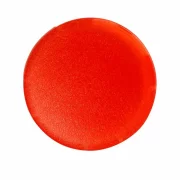 BUTTON LENS TRANSPARENT FLUSH RED