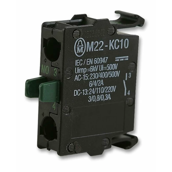 CONTACT ELEMENT SCREW CONNECTION BOTTOM MOUNT 1NO
