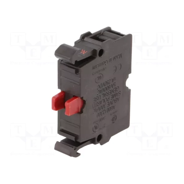 CONTACT ELEMENT SCREW CONNECTION FRONT MOUNT 1NC