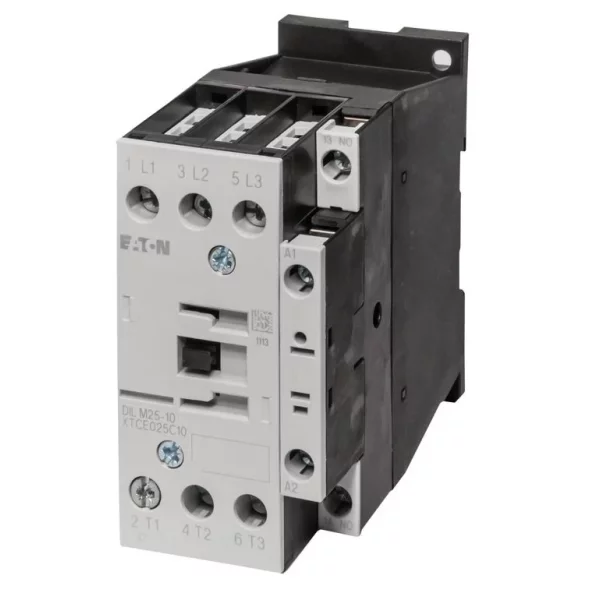 CONTACTOR 25A/11KW AC-3 45A AC-1 3POLE+1NO UC=24V/50HZ
