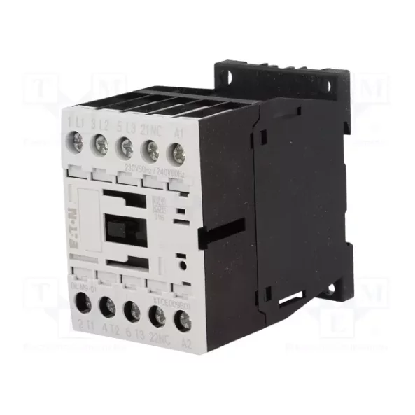 CONTACTOR 9A/4KW AC-3 22A AC-1 3POLE+1NC UC=230V/50HZ 240V/60HZ