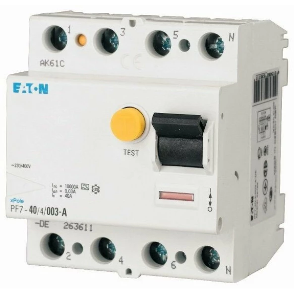 DISJUNCTOR 4P 40A 30MA PF7-40/4/003