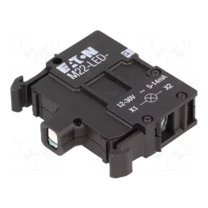 LED LIGHT ELEMENT SCREW CONNECTION FRONT MOUNT 12-30VAC/DC 8-15MA GREEN