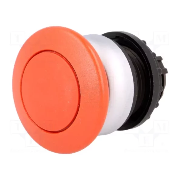 MUSHROOM ACTUATOR SPRING-RETURN TITAN RING RED LABEL RED MUSHROOM