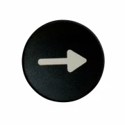 PLACA BUTON OPACA INGROPATA DIRECTIA DE MISCARE NEGRU