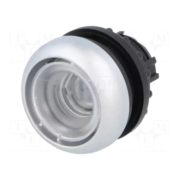 PUSHBUTTON ACTUATOR ILLUMINATED FLUSHED SPRING-RETURN TITAN RING WITHOUT LENS
