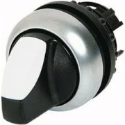SELECTOR SWITCH ILLUMINATED 2 POSITIONS SPRING-RETURN TITAN RING 40? WHITE