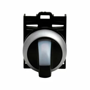 COMUTATOR SELECTOR LUMINOS CU 2 POZI?II FIXE INEL TITAN 60° ALB