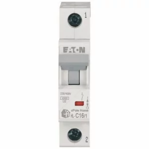 MINIATURE CIRCUIT BREAKER 1-POLE C-CHAR 16-A