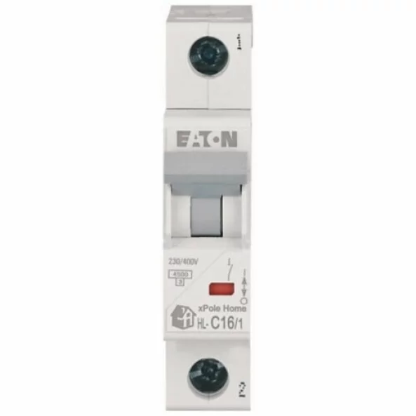 MINIATURE CIRCUIT BREAKER 1-POLE C-CHAR 16-A